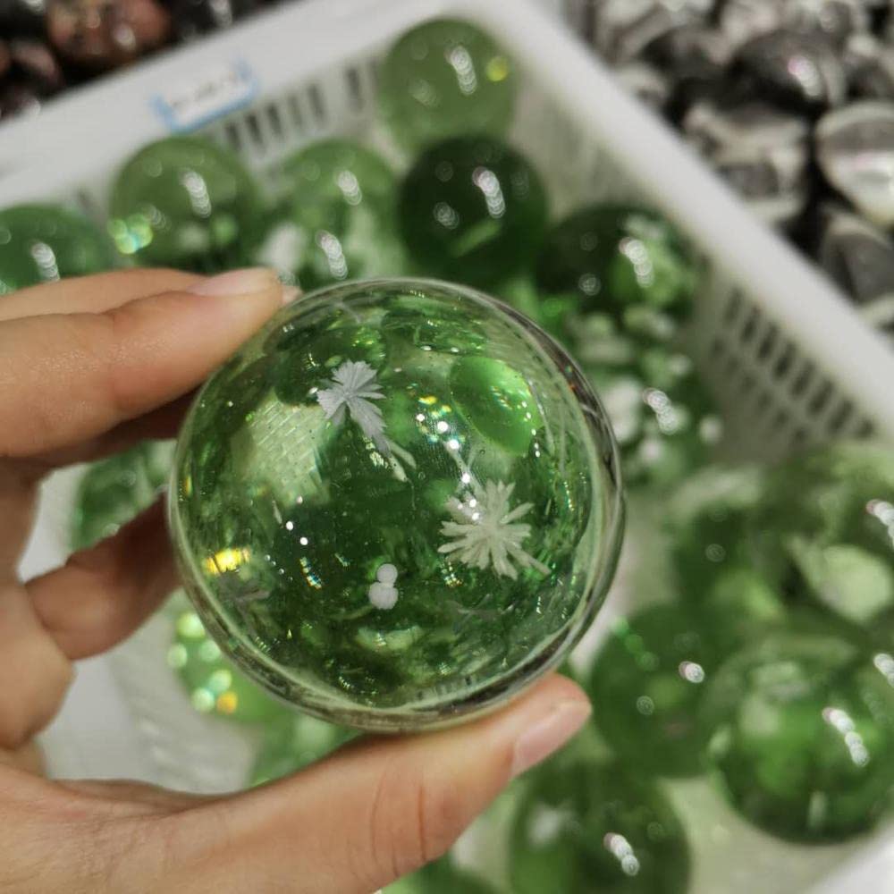 Amazon.co.jp: デコレーションのための55-60mmの緑の火山の